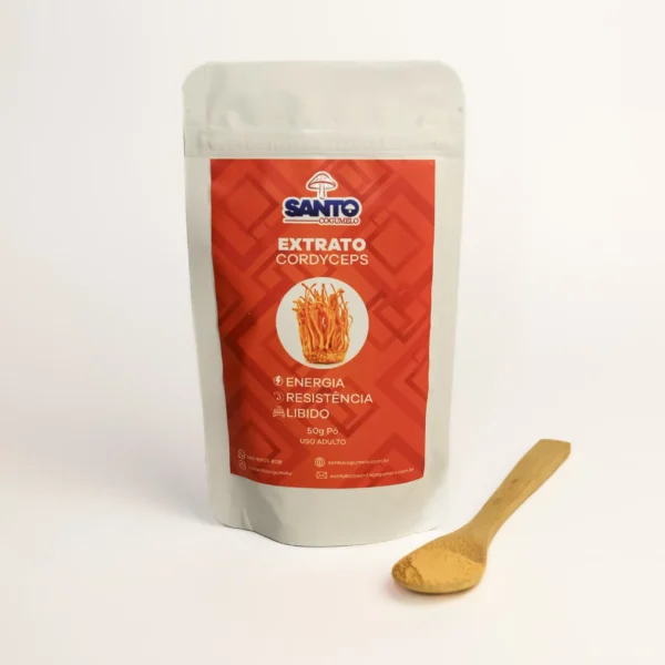 Pó de cogumelo Cordyceps - 50 Gramas